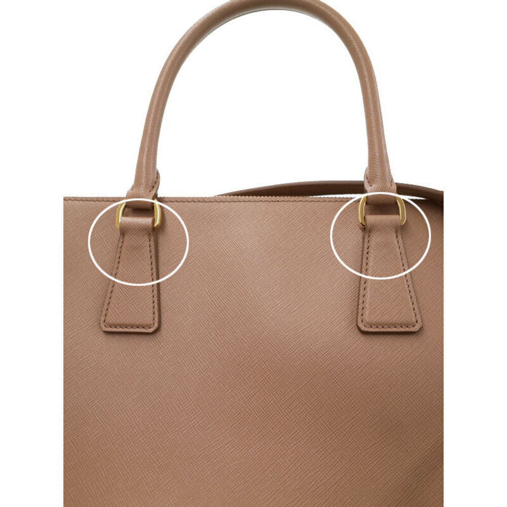 Prada Saffiano leather Galleria double zip 2way tote Shoulder bag - Picture 7 of 9